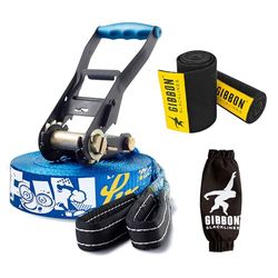 Gibbon Slacklines Fun Line com Treewear Slackline-Set, sem género, azul, L