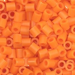 Vaessen Creative Perlas Fusibles, Plastic, Naranja (Orange), 5mm, 1100