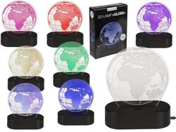 Out of the blue 3D Lamp, Globo, Multicoloured, 20 cm