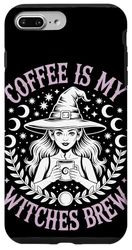 Coffee Is My Witches Brew Witchy Vibe Halloween Coffee Case for iPhone 7 Plus/8 Plus
