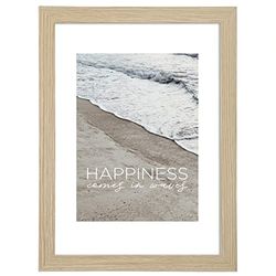 Hama Waves Oak Medium Density Fibreboard Photo Frame - Regular