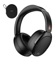 Edifier WH950NB Hybrid Active Noise Cancelling hoofdtelefoon -LDAC codec met Hi-Res audio en Custom EQ via app na 55H Playtime met opvouwbare draadloze over-ear Bluetooth V5.3 hoofdtelefoon, zwart