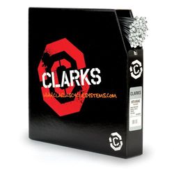 Clarks Pre-Lube-Câble intérieur de Frein de raccord de Corps-Lot de 100–Argenté