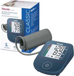 Beurer BM25 Upper Arm Blood Pressure Monitor, Easy to use via one Button, Accurate Measurement Thanks to Cuff Position Control, arrhythmia Detection, with USB-C connection, Cuff fits 22–42 cm
