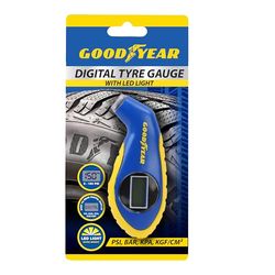 Goodyear Digital Tyre Pressure Gauge with LCD Display | Precise 0-150 PSI Measurement | Compact & Portable | Ideal for Cars, Motorcycles & Bicycles | Durable & Ergonomic Design