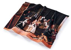 Musearta Serviette de Plage Unisexe Las Meninas de L'Artiste Diego Velázquez en Coton 120 x 150 cm BT-DV-LM-V424221