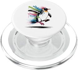 Graffiti Style Art Pingüino Pingüinos PopSockets PopGrip para MagSafe