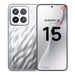 Xiaomi 15 Smartphone, 12+512GB, Silver, 50MP Leica main camera, 5240mAh battery, 90W HyperCharge, HyperAI (No power adapter included)