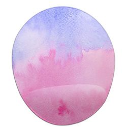 Bonamaison, Ergonomische muismat met polssteun, digitaal bedrukte muismat tegen schede problemen, antislip onderkant, voor kantoor en thuis, afmetingen: 20 x 23 cm
