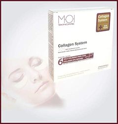 Moi Moises Exclusief collageen systeem met 6 enveloppen met 2 oogzones M·O·I Skincare 6 stuks 100 g