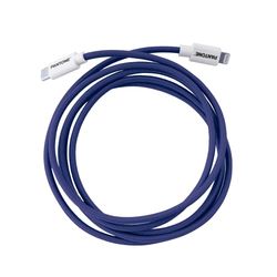 Celly, Cavo USB-C a Lightning Compatibile con Dispositivi Apple e Sistema iOS, Lunghezza 1,5 m, Potenza Supportata 60W, Connettori in PVC e Rivestimento in Nylon Anti-piegamento, Blu