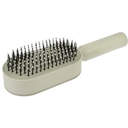 Brosse à cheveux Easy Clean en plastique Blanc