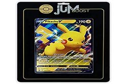 Pikachu V SWSH061 Jumbo - Jumboost X Epée et Bouclier 4.5 Destinées Radieuses - Carte Géante