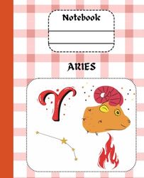 Aries Composition Notebook/Journal: 110 pages, 7.5x9.25"