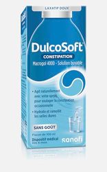 DulcoSoft Constipation solution buvable 100 ml – Dispositif médical – Laxatif doux - Soulage la constipation occasionnelle efficacement et en douceur – Sans goût