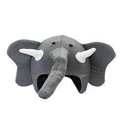 COOLCASC Multisport Couvre-Casque ÉLÉPHANT