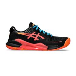 ASICS Gel-Challenger 14 Padel, Sneaker Herr 46 EU, Svart Blazing Coral, 46 EU