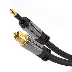KabelDirekt - Mini TOSLINK kabel - 3 m - (optische TOSLINK > Mini TOSLINK) - PRO Series