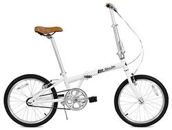 FabricBike Folding - vouwfiets Alloy Frame Single Speed 3 Kleuren (Matte White)
