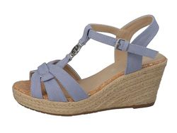 Tom Tailor Women's 5390102 Wedge Sandal, Sky, 5.5 UK