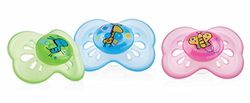Nûby Sucette Tritan BRITE silicone - Ovale 6-18 mois