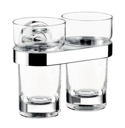 Emco Cristal duplo plano polo cristal, 1 peça, cromado/transparente, 072500100