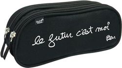 QUO VADIS - Collection: Ben Pencil Case with 2 Compartments, 10 x 23 x 7 cm Future Cest Me