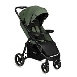 MoMi MIYA EVA Silla de paseo para niños a partir de 6 meses (hasta 22 kg), arnés ajustable de 5 puntos, cesta de la compra, saco para los pies, portabebidas, protector de lluvia y mosquitera