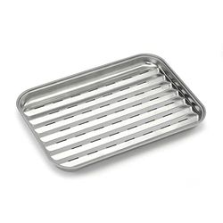 Barbecook Sartén Parrilla de Acero Inoxidable, Gris, 3x35x24 cm, 2230220100