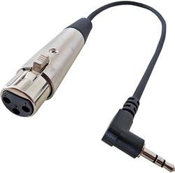 KEEPDRUM MC-025XJ Audiokabel 0,3 m XLR Female - TRS 3,5 mm mini-jack voor DV-camera's microfoonkabel
