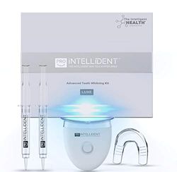 The Intelligent Health Kit De Blanchiment Des Dents Avec Lumière LED, Pro Advanced Gel & Stain Remover, Résultats Plus Durables Que les Bandes de Blanchiment ou le Charbon Activé