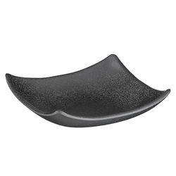 APS Coupelle Bol 10,5 x 10,5 cm, H: 3 cm Mélamine, Noir, Steinoptik
