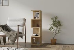 Hanah Home Bookshelf, Chêne Saphir, Taille Unique