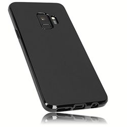 mumbi Fodral kompatibelt med Samsung Galaxy S9 mobiltelefonfodral svart