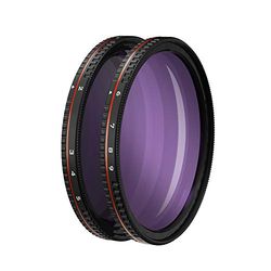 FREEWELL Variabel ND-filter met harde schroefdraad van 82 mm, de hele dag door, 2 tot 5 stops en 6 tot 9, stop - 2 stuks FW