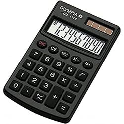 Olympia LCD1110BK Calculatrice Noir