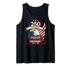250 anni di indipendenza americana 4 luglio 1776 2026 - USA Canotta