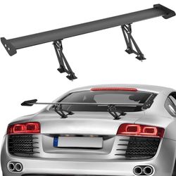 VEVOR GT Wing bilspoiler, 110 cm universalspoiler med enkeldäck, justerbar lätt aluminium, bil bakre spoilervinge racingspoiler BGW/JDM driftsvart
