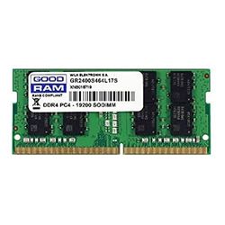 Goodram GR2400S464L17S/4G módulo de - Memoria (4 GB, 1 x 4 GB, DDR4, 2400 MHz, 260-pin SO-DIMM, Verde)