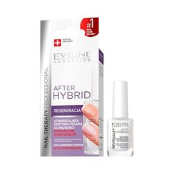Eveline Cosmetics Nail Therapy Professional - Revitalum Trattamento Indurente Post-Ibrido 12ml - Rinforza e Ripristina Unghie Danneggiate
