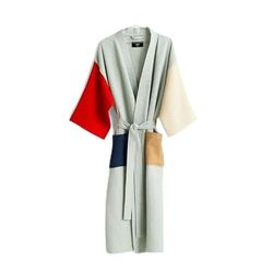 HAY - Waffle Bathrobe - Glacier multi (541622)