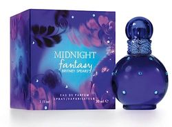 Britney Spears Midnight Fantasy, Eau de Parfum pour Femme Vaporisateur, Senteur Fruitée, Florale et Gourmande