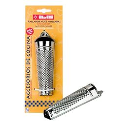 Ibili 750600 Râpe pour Noix de Noz Moscada, INOX, Argent, 13.5 cm, 30.5 x 11 x 9.5 cm