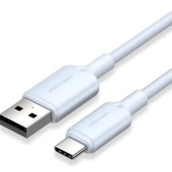 Watio Wave Cable USB-C - cable de 2 m, color azul, conecta dispositivos USB-C y USB-A, adecuado para carga y transferencia de datos. Compatible y duradero.*