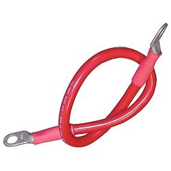 ANCOR 48 inch TINNED Koper Batterij Kabel Assembly 3/8' Stud 2AWG (34 mm²) Red DAN-593, Overige, meerkleurig, One Size