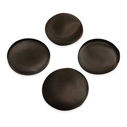 Rubber Cap Suitable for 60mm dia Magnets to Protect Delicate, Scratch Sensitive Surfaces - 61mm dia x 6mm high x 0.5mm thick - Pack of 4