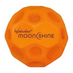 Waboba Moonshine Ball-Pelota Lunar Luminosa, hiper saltarín Que brilla en la oscuridad, bola Tierra de rebote extra-Blanco-60 x 60 x 60 mm Unisex Adulto, One Color, One Size