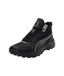 PUMA Unisex OBSTRUCT PRO MID WTR Road Running Shoe, Black-Cool Dark Gray, 8 UK