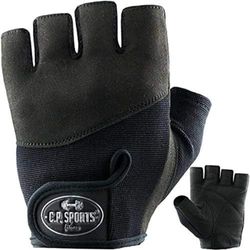 C.P. Sports Trainingshandschuhe Iron Komfort - Guantes para Fitness (Nylon, Entrenamiento, 1 par), Color Negro, Talla M
