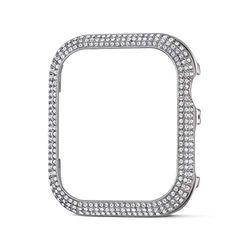Swarovski Sparkling Smartwatch Case, Shiny Swarovski Crystals in silver-tone, 40mm Watch Case, Compatible with Apple Watch Series 4 and 5